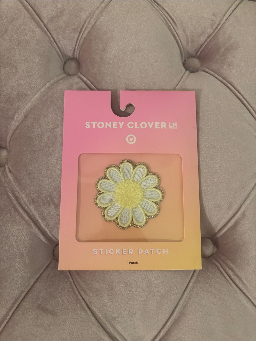 Stoney Clover Lane flower sticker patch